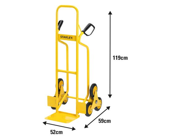 Візок вантажний Stanley до 200кг, розмір платформи 30.5х24см, вага 13,8 кг (SXWT-HT523), зображення 2 Візок вантажний Stanley до 200кг, розмір платформи 30.5х24см, вага 13,8 кг (SXWT-HT523), зображення 2