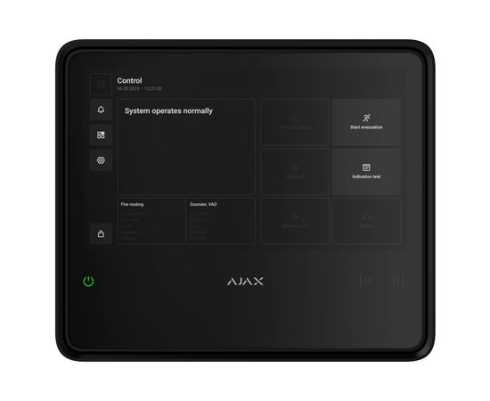 Модуль управління розумним будинком Ajax EN54 Fire Hub black Модуль управління розумним будинком Ajax EN54 Fire Hub black