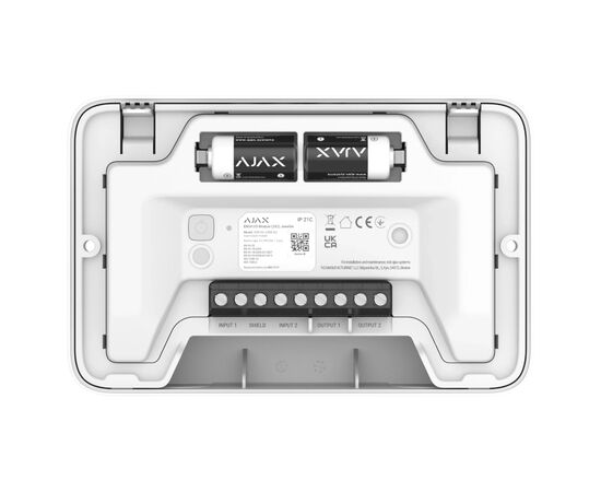 Модуль управління розумним будинком Ajax EN54 I/O Module (2X2) white, зображення 4 Модуль управління розумним будинком Ajax EN54 I/O Module (2X2) white, зображення 4