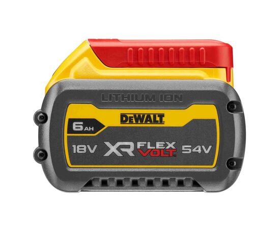 Аккумулятор к электроинструменту DeWALT 18V/54V, 6Ah/2Ah, время зарядки 60 мин, вес 1.06 кг (DCB546_N473851), изображение 4