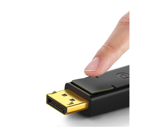 Кабель мультимедийный DisplayPort M to DisplayPort M 1.0m DP102 black Ugreen (10244), изображение 3