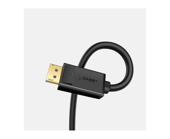 Кабель мультимедийный DisplayPort M to DisplayPort M 1.0m DP102 black Ugreen (10244), изображение 4
