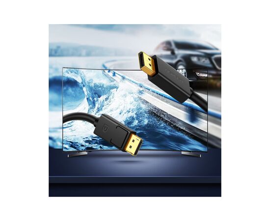 Кабель мультимедийный DisplayPort M to DisplayPort M 1.0m DP102 black Ugreen (10244), изображение 8