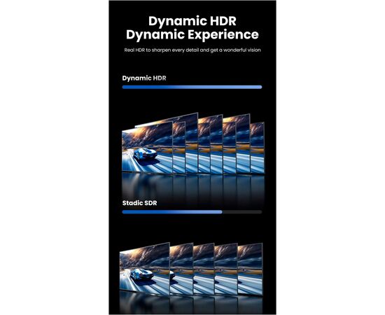 Кабель мультимедийный DisplayPort M to DisplayPort M 1.0m 16K DP118 black Ugreen (15383), изображение 6 Кабель мультимедийный DisplayPort M to DisplayPort M 1.0m 16K DP118 black Ugreen (15383), изображение 6