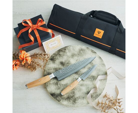 Кухонний ніж Yaxell серія "Ketu" Limited addition для овочів 100 мм (34935L), зображення 2 Кухонний ніж Yaxell серія "Ketu" Limited addition для овочів 100 мм (34935L), зображення 2