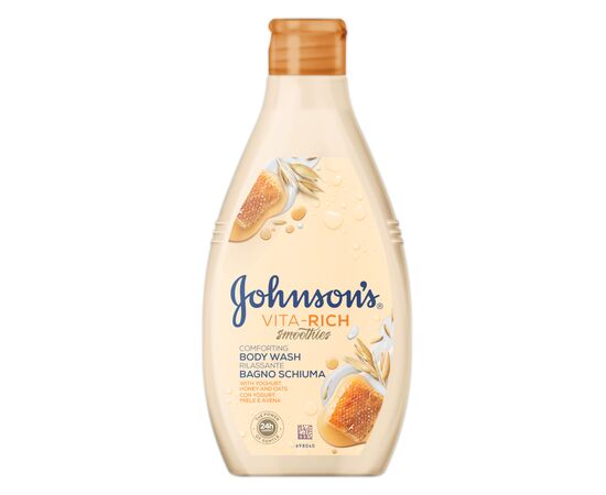 Гель для душу Johnson's Vita-Rich Доглядальний з йогуртом, вівсом і медом 750 мл (3574661387314)