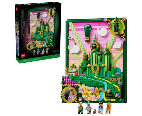 Конструктор LEGO Wicked Эмеральд-сити Настенный декор (75685), изображение 10