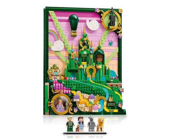 Конструктор LEGO Wicked Эмеральд-сити Настенный декор (75685), изображение 9