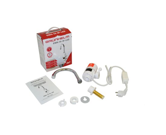 Проточний водонагрівач Grunhelm EWH-1X-3FPP-LED, зображення 2