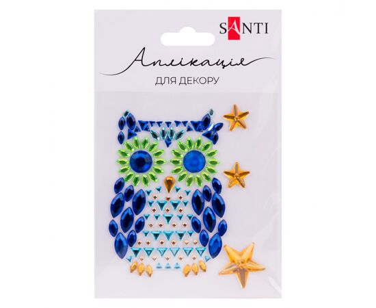 Набір для творчості Santi Owl аплікація зі страз самоклеючих Owl 9,5х8 см (742989) Набір для творчості Santi Owl аплікація зі страз самоклеючих Owl 9,5х8 см (742989)