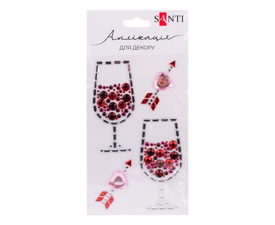 Набір для творчості Santi Romantic аплікація зі страз самоклеючих 9,5х8 см (742990) Набір для творчості Santi Romantic аплікація зі страз самоклеючих 9,5х8 см (742990)