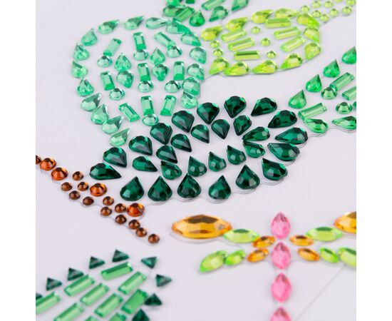 Набір для творчості Santi Trendy Cactus аплікація зі страз самоклеючих 9.5х15 см (742536), зображення 2 Набір для творчості Santi Trendy Cactus аплікація зі страз самоклеючих 9.5х15 см (742536), зображення 2