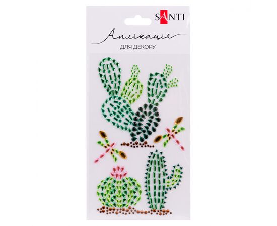 Набір для творчості Santi Trendy Cactus аплікація зі страз самоклеючих 9.5х15 см (742536) Набір для творчості Santi Trendy Cactus аплікація зі страз самоклеючих 9.5х15 см (742536)