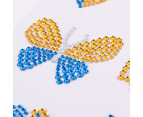 Набір для творчості Santi Ukraine аплікація зі страз самоклеючих 9,5х15,5 см (742986), зображення 2 Набір для творчості Santi Ukraine аплікація зі страз самоклеючих 9,5х15,5 см (742986), зображення 2