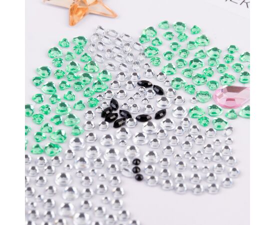 Набір для творчості Santi Unicorn аплікація зі страз самоклеючих 9.5х15 см (742537), зображення 2 Набір для творчості Santi Unicorn аплікація зі страз самоклеючих 9.5х15 см (742537), зображення 2