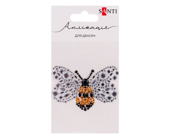 Набір для творчості Santi Бджілка аплікація зі страз самоклеючих 7х6 см (743030) Набір для творчості Santi Бджілка аплікація зі страз самоклеючих 7х6 см (743030)