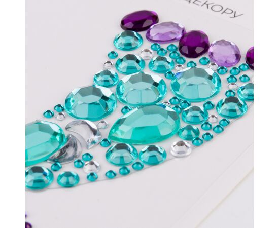 Набір для творчості Santi Русалонька, аплікація зі страз самоклеючих, 7х9 см (743024), зображення 2 Набір для творчості Santi Русалонька, аплікація зі страз самоклеючих, 7х9 см (743024), зображення 2