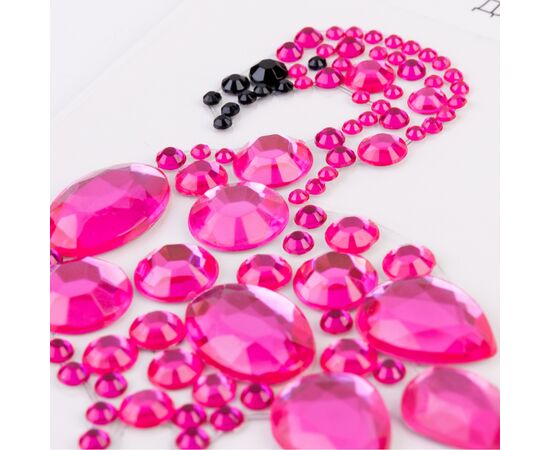 Набір для творчості Santi Фламінго зі страз самоклеючих 6х10 см (743026), зображення 2 Набір для творчості Santi Фламінго зі страз самоклеючих 6х10 см (743026), зображення 2