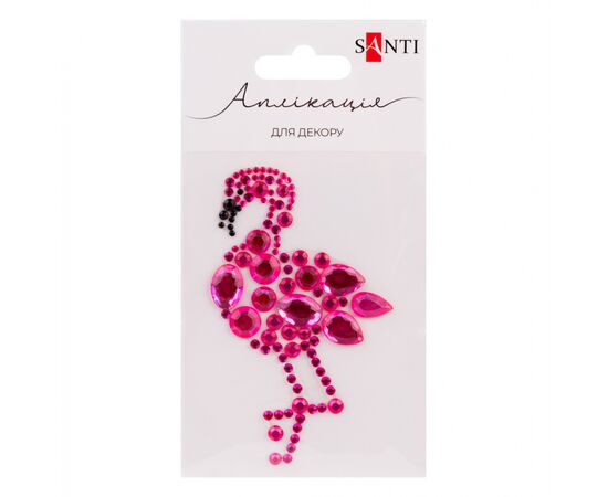 Набір для творчості Santi Фламінго зі страз самоклеючих 6х10 см (743026) Набір для творчості Santi Фламінго зі страз самоклеючих 6х10 см (743026)