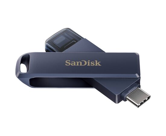USB флеш накопитель SanDisk 128GB Phone Drive for iPhone Metallic Sky Lightning/Type-C U (SDIXD0N-128G-GN6NE), изображение 4