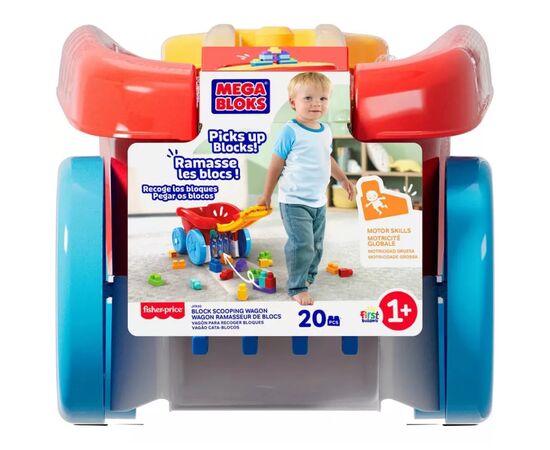 Конструктор Mega Bloks візок для збирання кубиків (JFR30), зображення 2 Конструктор Mega Bloks візок для збирання кубиків (JFR30), зображення 2
