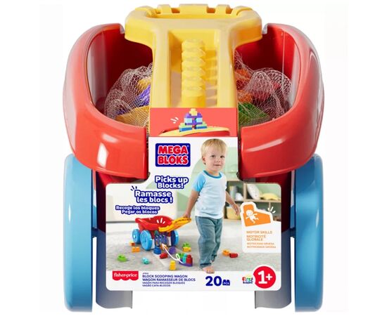 Конструктор Mega Bloks візок для збирання кубиків (JFR30), зображення 3 Конструктор Mega Bloks візок для збирання кубиків (JFR30), зображення 3