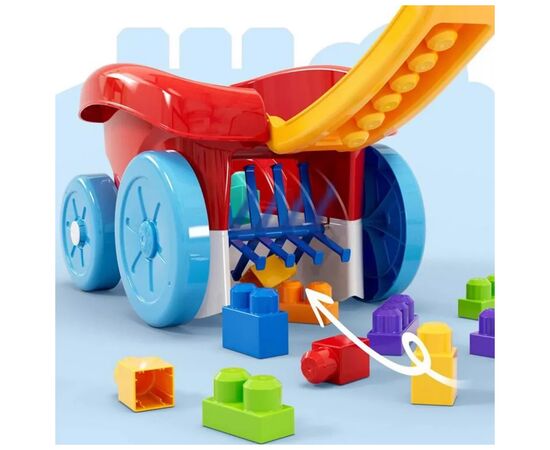 Конструктор Mega Bloks візок для збирання кубиків (JFR30), зображення 4 Конструктор Mega Bloks візок для збирання кубиків (JFR30), зображення 4