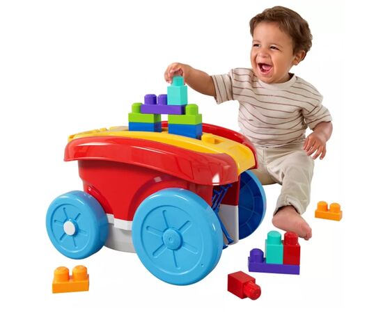 Конструктор Mega Bloks візок для збирання кубиків (JFR30), зображення 5 Конструктор Mega Bloks візок для збирання кубиків (JFR30), зображення 5