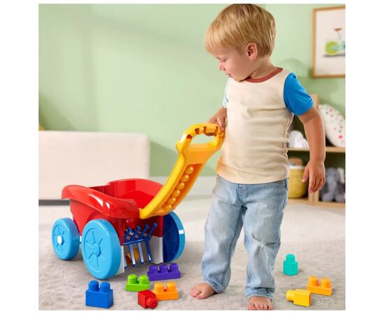 Конструктор Mega Bloks візок для збирання кубиків (JFR30), зображення 6 Конструктор Mega Bloks візок для збирання кубиків (JFR30), зображення 6