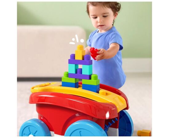 Конструктор Mega Bloks візок для збирання кубиків (JFR30), зображення 8 Конструктор Mega Bloks візок для збирання кубиків (JFR30), зображення 8