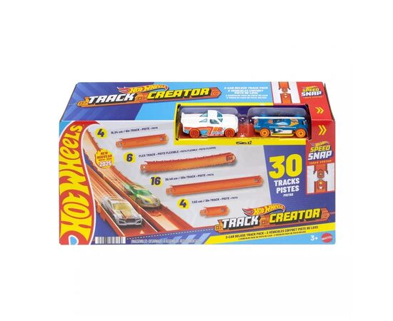Автотрек Hot Wheels Track creator Доріжки для треку з 2 машинками (JDW42) Автотрек Hot Wheels Track creator Доріжки для треку з 2 машинками (JDW42)