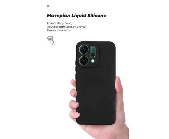 Чохол до мобільного телефона Armorstandart ICON OPPO Reno14 5G Camera cover Black (ARM87155), зображення 7