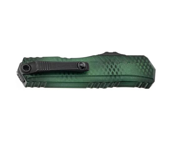 Нож Microtech Cypher II D/E Black Blade X-51 Handle Green (1242-1GRX51S), изображение 4 Нож Microtech Cypher II D/E Black Blade X-51 Handle Green (1242-1GRX51S), изображение 4