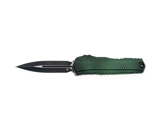 Нож Microtech Cypher II D/E Black Blade X-51 Handle Green (1242-1GRX51S) Нож Microtech Cypher II D/E Black Blade X-51 Handle Green (1242-1GRX51S)
