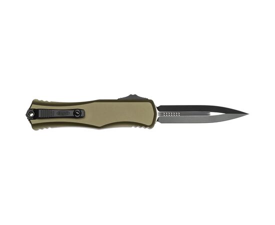 Нож Microtech Hera II D/E Black Blade OD Green (1702-1OD), изображение 2 Нож Microtech Hera II D/E Black Blade OD Green (1702-1OD), изображение 2