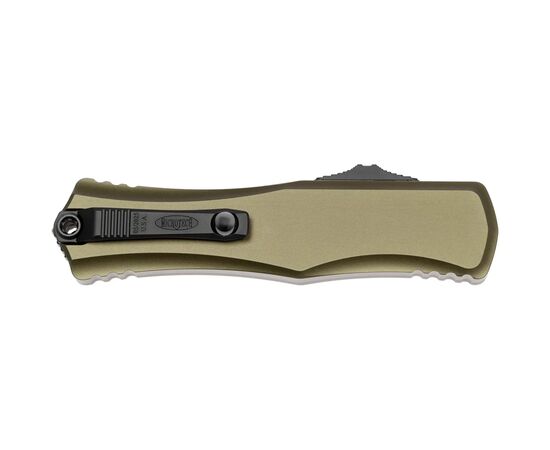 Нож Microtech Hera II D/E Black Blade OD Green (1702-1OD), изображение 4 Нож Microtech Hera II D/E Black Blade OD Green (1702-1OD), изображение 4