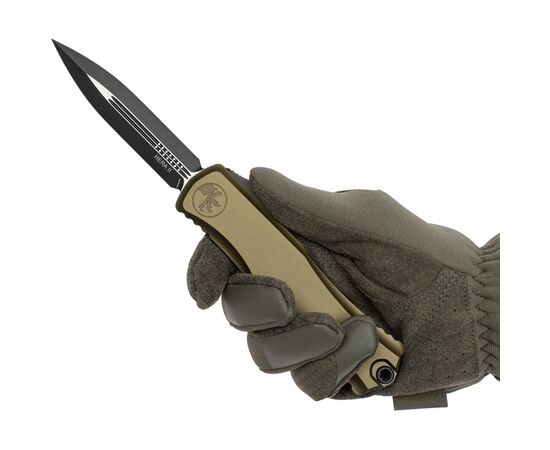 Нож Microtech Hera II D/E Black Blade OD Green (1702-1OD), изображение 5 Нож Microtech Hera II D/E Black Blade OD Green (1702-1OD), изображение 5