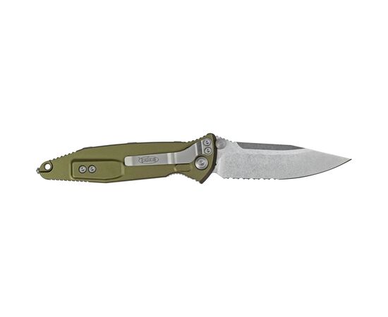 Нож Microtech Socom Elite Drop Point PS Stonewash OD Green (160-11OD), изображение 2 Нож Microtech Socom Elite Drop Point PS Stonewash OD Green (160-11OD), изображение 2