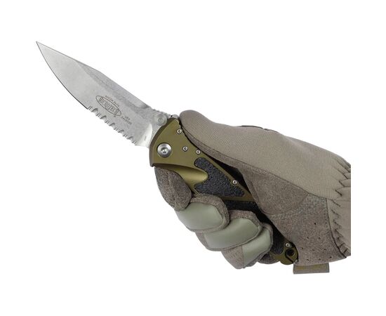 Нож Microtech Socom Elite Drop Point PS Stonewash OD Green (160-11OD), изображение 5 Нож Microtech Socom Elite Drop Point PS Stonewash OD Green (160-11OD), изображение 5