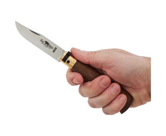 Нож Old Bear Classic M, C70 steel, Walnut (9306/19_LN), изображение 5 Нож Old Bear Classic M, C70 steel, Walnut (9306/19_LN), изображение 5