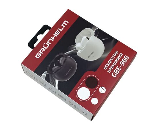 Навушники Grunhelm GBE-966 Wireless Black (138235), зображення 6 Навушники Grunhelm GBE-966 Wireless Black (138235), зображення 6
