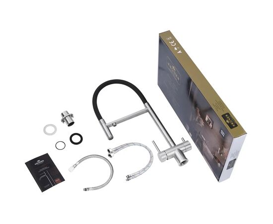 Смеситель Kroner Klassisch-ESG03815BLK (CV027933), изображение 9 Смеситель Kroner Klassisch-ESG03815BLK (CV027933), изображение 9