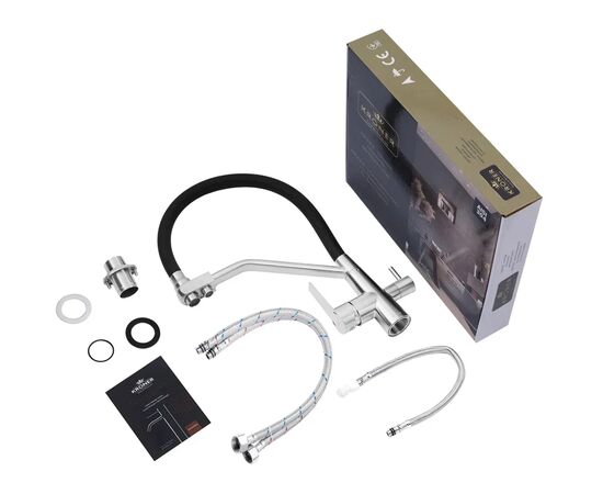 Смеситель Kroner Klassisch-ESG03817BLK (CV027936), изображение 8 Смеситель Kroner Klassisch-ESG03817BLK (CV027936), изображение 8