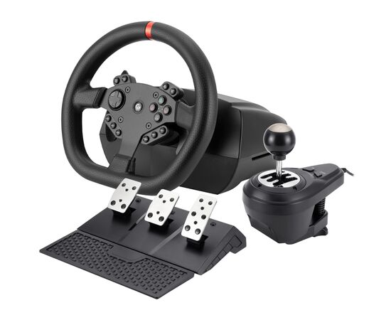 Кермо GamePro RW070PM з педалями та коробкою передач XBOXONE/PS4/PC (RW070PM) Кермо GamePro RW070PM з педалями та коробкою передач XBOXONE/PS4/PC (RW070PM)