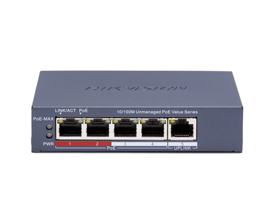 Коммутатор сетевой Hikvision DS-3E0105P-E/M(C) Коммутатор сетевой Hikvision DS-3E0105P-E/M(C)