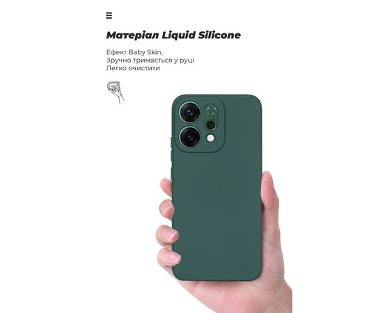 Чохол до мобільного телефона Armorstandart ICON OPPO Reno14 5G Camera cover Dark Green (ARM87565), зображення 7