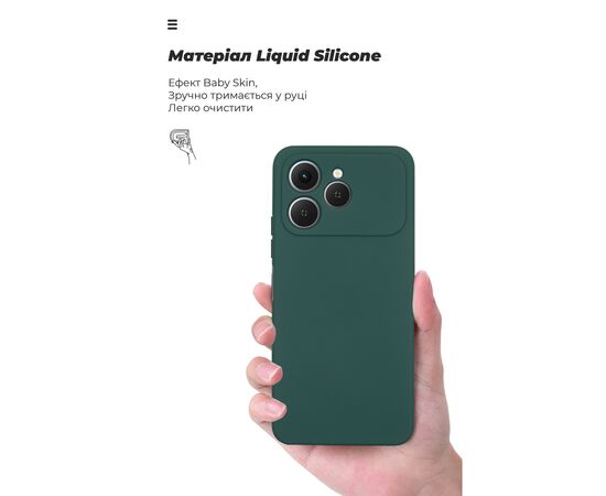Чехол для мобильного телефона Armorstandart ICON Tecno Spark 40 4G Camera cover Dark Green (ARM87936), изображение 7