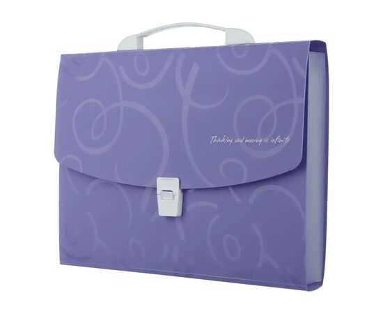 Папка - портфель Buromax A4/35мм, BAROCCO, violet (BM.3719-07)