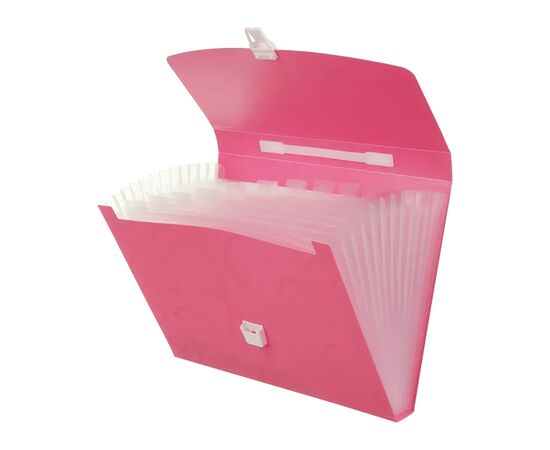 Папка - портфель Buromax A4/35мм, BAROCCO, pink (BM.3719-10), изображение 2