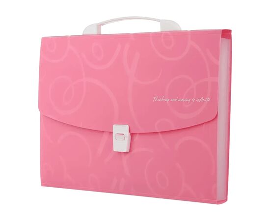 Папка - портфель Buromax A4/35мм, BAROCCO, pink (BM.3719-10)